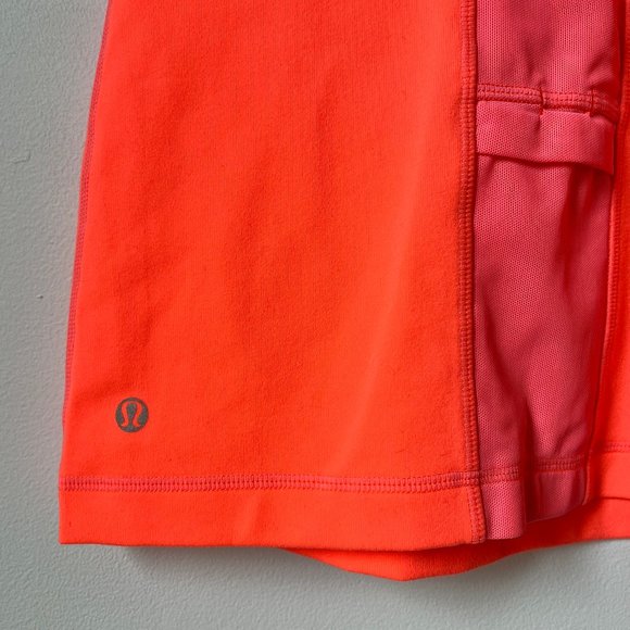 Lululemon Neon Coral Workout Tank Top - Size 2 & 4 - Picture 3 of 3